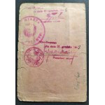SERVICE LEGITIMATION. Przemyśl [1945].