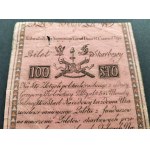 Kosciuszko Insurrection treasury ticket with a face value of 100 zloty 1794 [Series C/№ 17193].