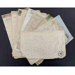 BRANICA [Siedlce Governorate] Set of 19th century documents and newspapers concerning enfranchisement reform [1864-1887].