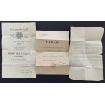 [P.K.P.] ISSAKIEWICZ - set of 3 documents. [Lwów-Stanisławów-Warszawa 1921-1938]