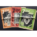 7 DAYS. Weekly illustrated magazine. Set of 6 issues. Warsaw [1929].