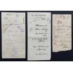 [WITKOWO (1939-1945 German: Wittingen)] RECEPTS. 19 pcs. [1889-1944]