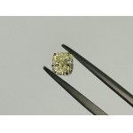 0.9 NATURAL POLISHED DIAMOND FANCY LIGHT YELLOW -SI2 - MAROZ DIAMONDS CERTIFICATE - UD30117-1