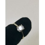 OVAL LABGRWON DIAMOND SOLITAIRE ENGAGEMENT RING IN YELLOW GOLD