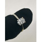 OVAL LABGRWON DIAMOND SOLITAIRE ENGAGEMENT RING IN YELLOW GOLD