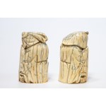 Para figurek (Okimono), Japonia XIX w.