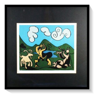 Pablo Picasso (1881-1973)  Faunes et chevre 1959 (Fauns and goat).