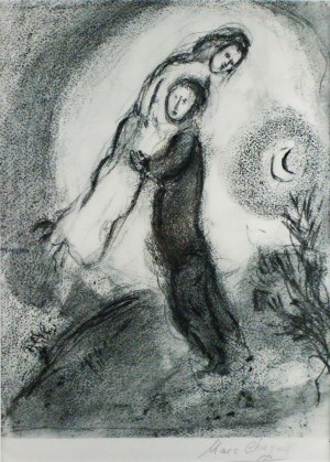 Marc Chagall (1887-1985),Sichem uprowadza Dine