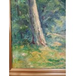 Verner Trokner(1910-1986),Paysage forestier,1958