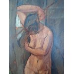 Georg Pauli (1855-1935), "Kvinna på väg till badet" (Woman on the way to the bath).