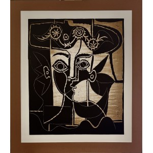 Picasso Pablo (1881-1973), Head of a woman in an ornate hat,1991(1962)