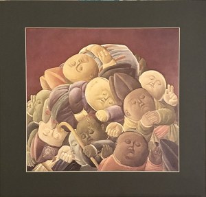 Fernando Botero (1932 - 2023) Sen wieczny biskupów (El sueño eterno de los obispos) 1976 (1965)