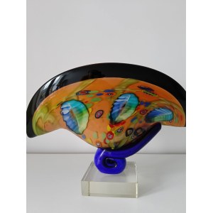 art glass Peacock Eye ,Murano