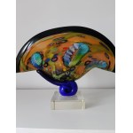 art glass Peacock Eye ,Murano