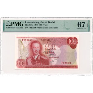 Luxembourg - 100 Francs 1970 * P56a * PMG 67 EPQ