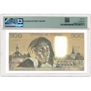 France - 500 Francs 1990 * P156h * Pascal * PMG 66 EPQ