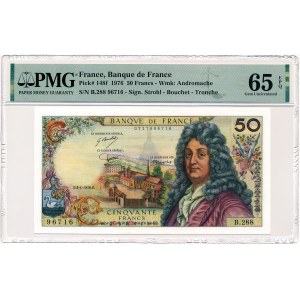 France - 50 Francs 1976 * P148f * Racine * PMG 65 EPQ.