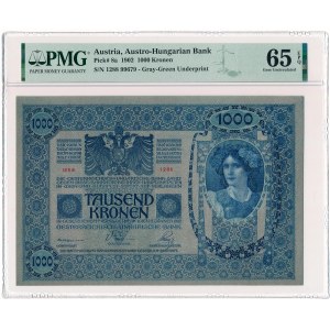 Austria-Hungary - 1000 Kronen 1902 * P8a * PMG 65 EPQ.