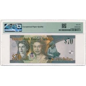 Iles Cayman - 70 Dollars 2022 * P47 * Elizabeth II Jubilee * PMG 66 EPQ