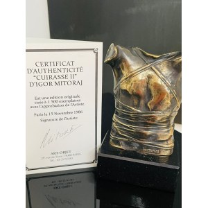 Igor Mitoraj, brnenie 'CUIRASSE' 1986