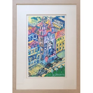 Edward Dwurnik, Warsaw Krakowskie Przedmieście Street