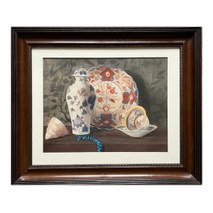 AUTEUR INCONNU, Nature morte à la porcelaine