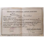 CERTIFICATE OF STATE SPORTS DECEASE 3rd class Kielce 1936.