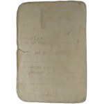 ID CARD FOR THE COMMEMORATIVE BADGE OF THE INFANTRY RESERVE POST CADET BATTALION