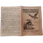 hunting periods and protection times 1953