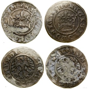 Polska, zestaw 2 x półgrosz, 1511, Kraków