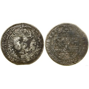 Poland, zloty (tymf), 1663 AT, Kraków
