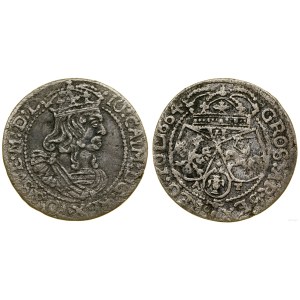 Poľsko, šesťpence, 1664 AT, Krakov