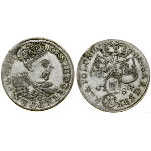 Poland, sixpence, 1684, Cracow