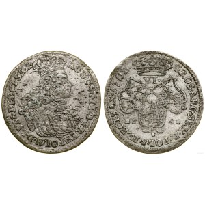Polska, szóstak, 1702 EPH, Lipsk