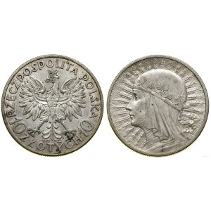 Poland, 10 gold, 1932, England