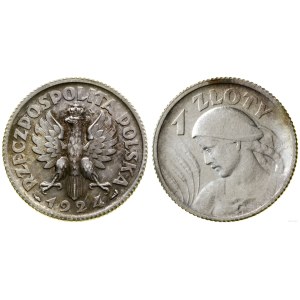 Poland, 1 zloty, 1924, Paris