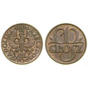 Polska, 1 grosz, 1931, Warszawa