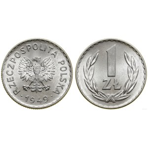 Polen, 1 Zloty, 1949, Warschau