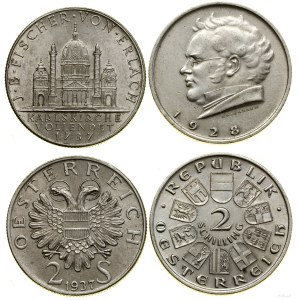 Österreich, Satz von 2 x 20 Schilling, Wien