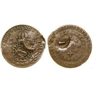 Brazylia, 40 realów, 1825 C, Rio de Janeiro