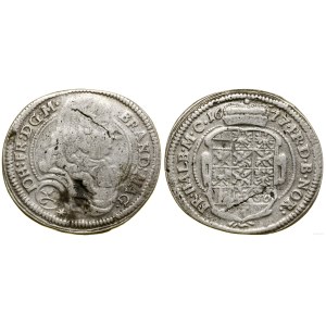 Niemcy, 1/6 talara, 1677, Schwabach