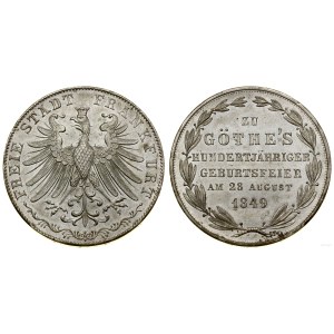 Germany, 2 guilders (Doppelgulden), 1849, Frankfurt