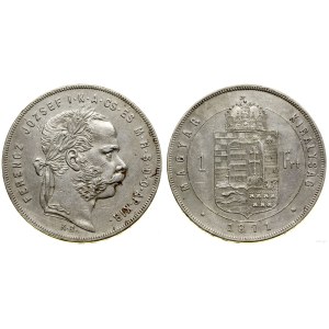 Hungary, 1 forint, 1871 KB, Kremnica