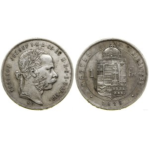 Hungary, 1 forint, 1878 KB, Kremnica
