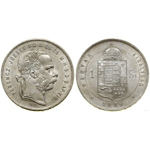 Hungary, 1 forint, 1879 KB, Kremnica