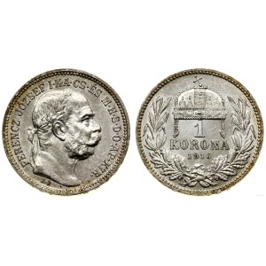 Hungary, 1 crown, 1914 KB, Kremnica