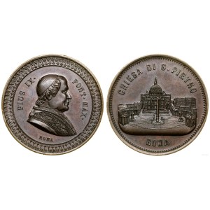 Vatican, medal with Pius IX, 19th century.
