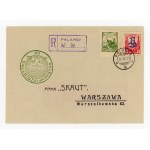 Express registered letter from Palanga (Lithuania) to Warsaw, 1933 (129)