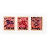 Free City of Danzig, Issue I /provisional/ for air mail. Unchecked series, 1920 (168)