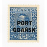 Port of Gdansk, Polish 240 fee stamp with overprint, 1930. guaranteed (169)